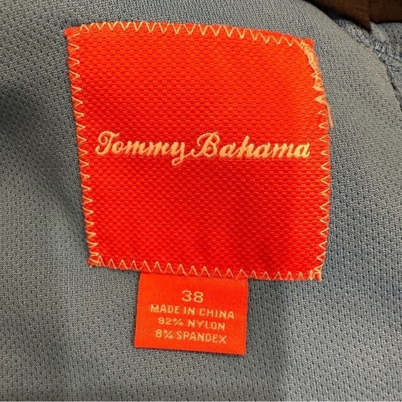 Tommy Bahama Men's 38 Shorts Textured Navy Seersucker Performance Flex Waist - Picture 7 of 8